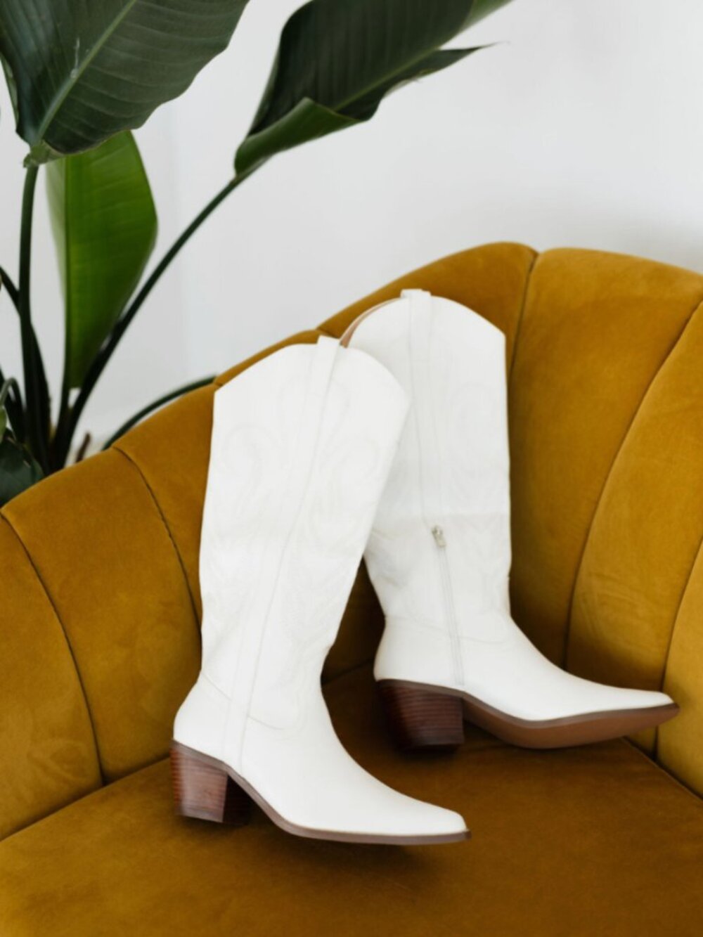 White Cowboy Boots